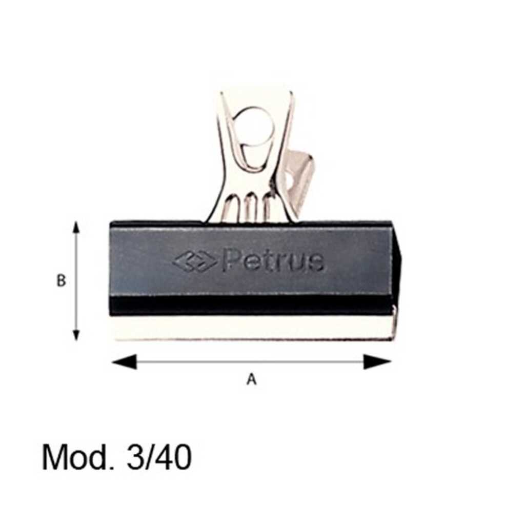 pinza acero 3/40 pala/fija petrus