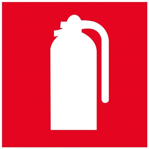 etiqueta vinil 'extintor'