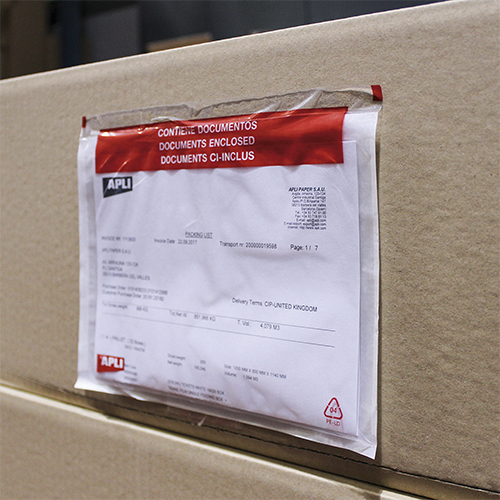 paq. 100 sobres docufix 240x180mm apli