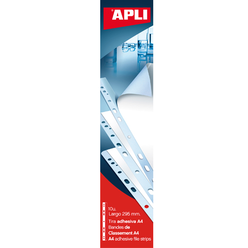 bolsa de 10 tiras autoadhesivas multita.