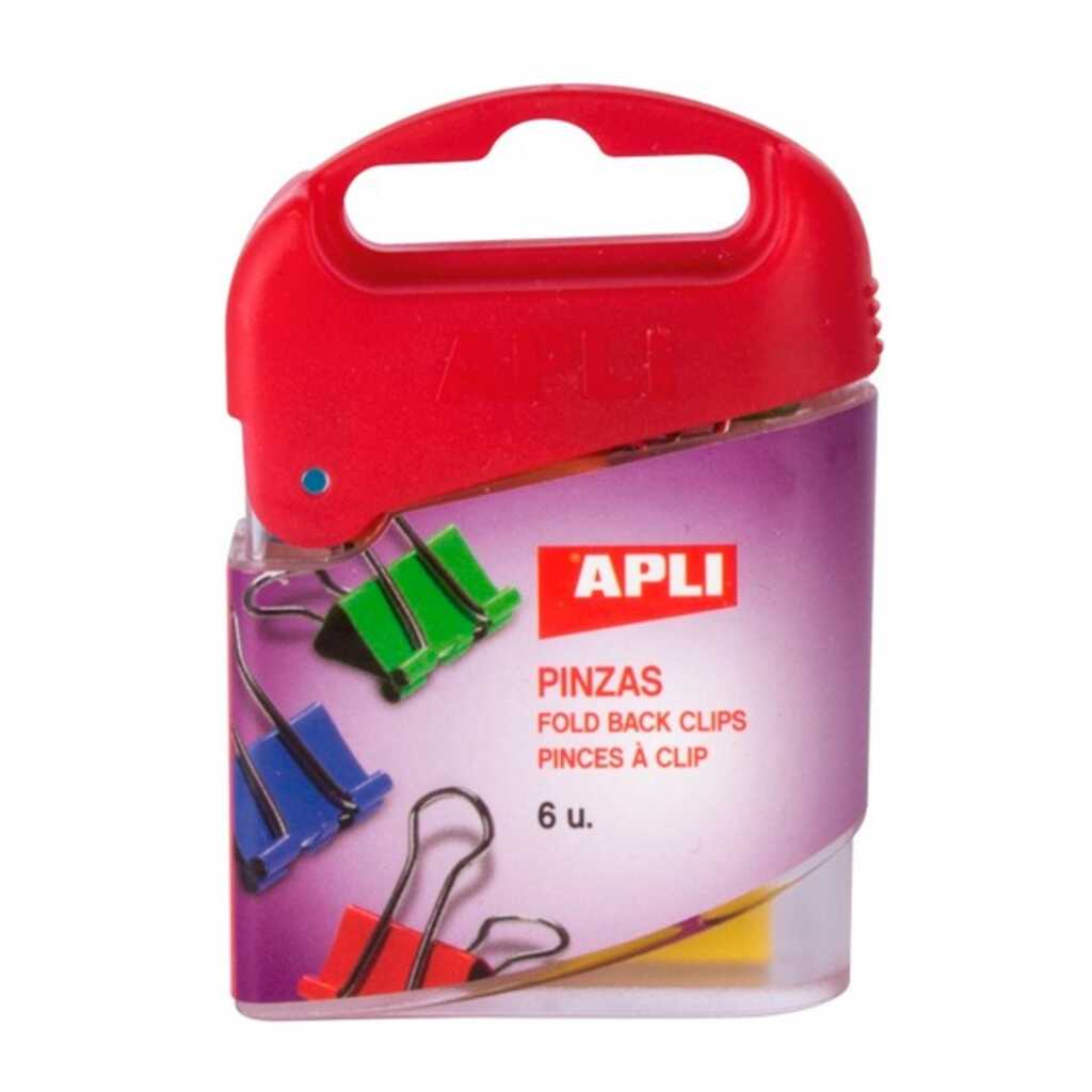 pinzas de colores peque¥as c/6u.surtidos