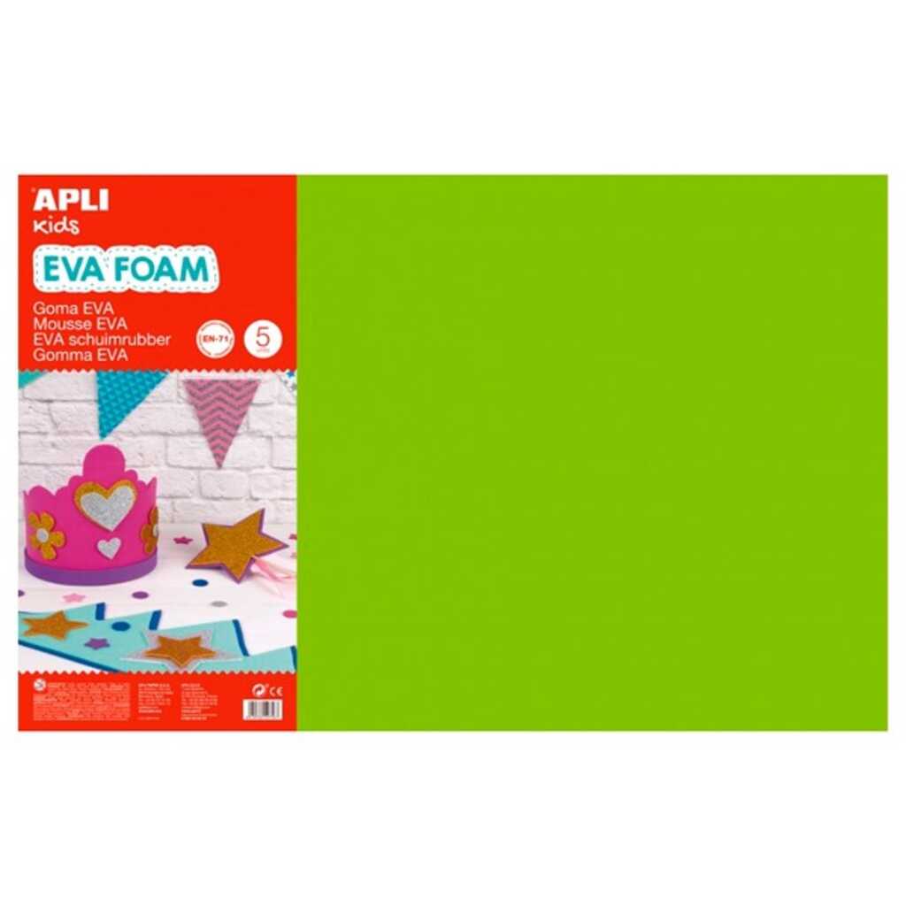 goma eva verd fluix 60x40cm 2mm