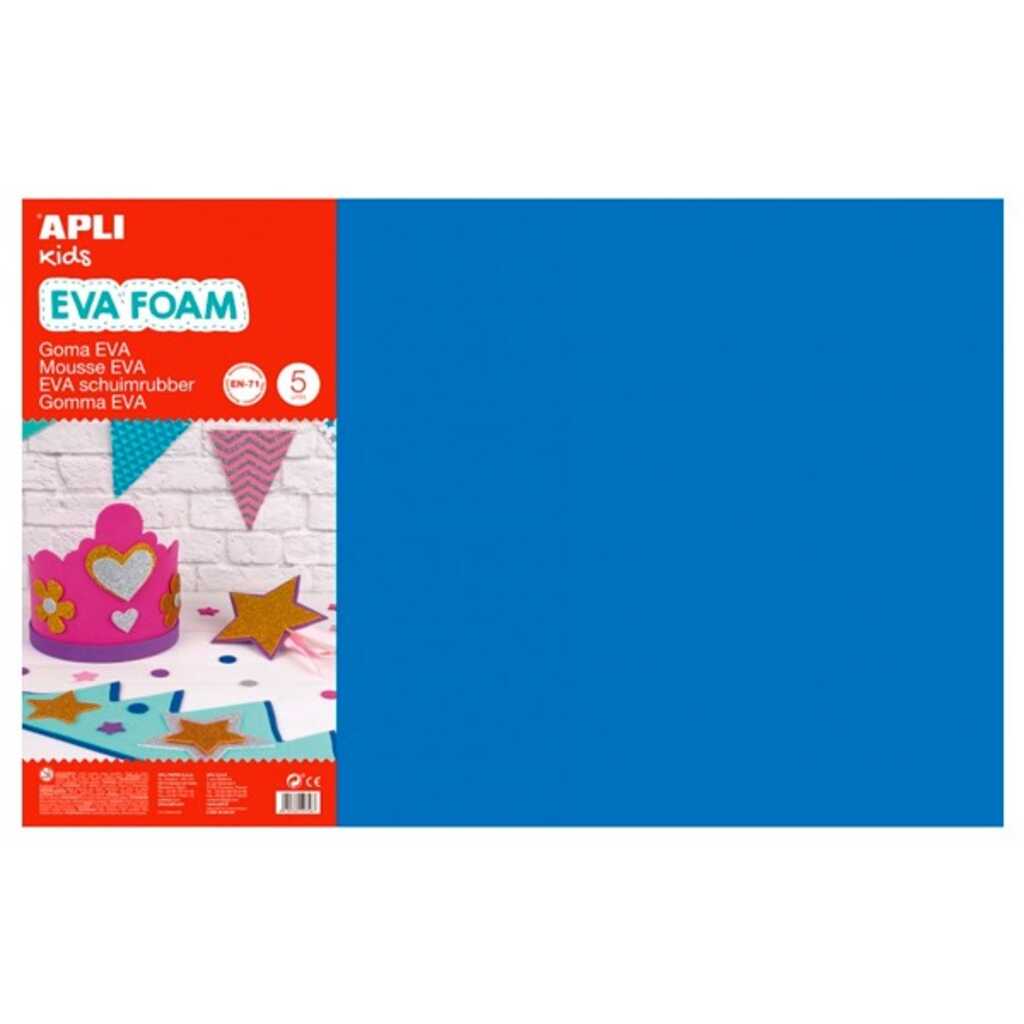 goma eva blau fort 60x40cm 2mm