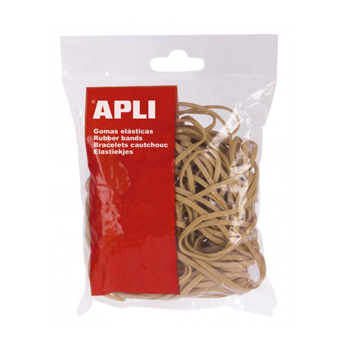 paq. 100gr gomas elasticas 200x30mm apli