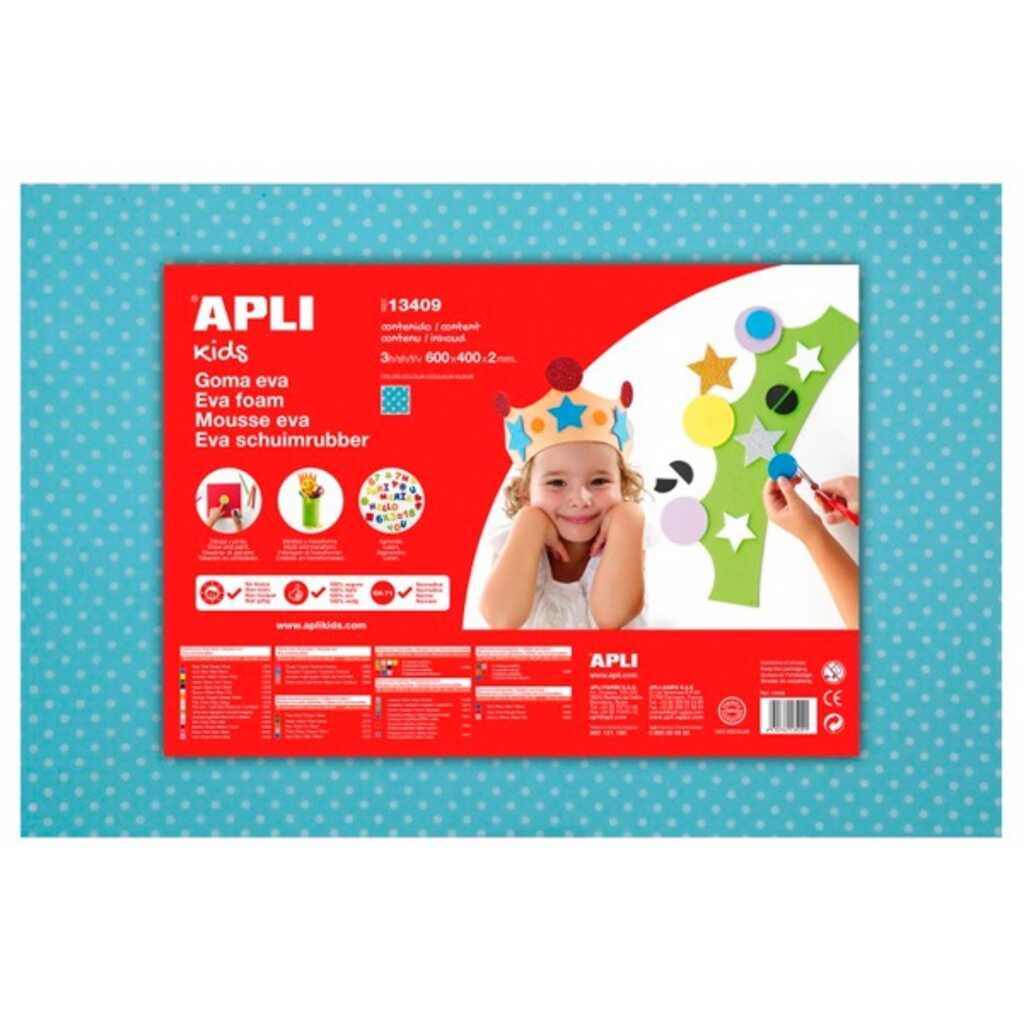 goma eva impresa rodones blaves 60x40cm