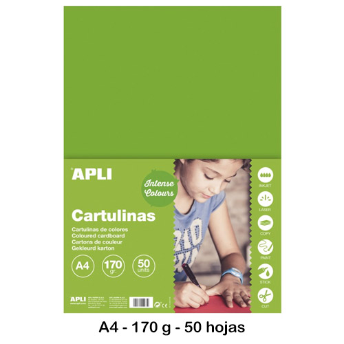 cartolina a4 170 gr paq 50 fulls v.billa