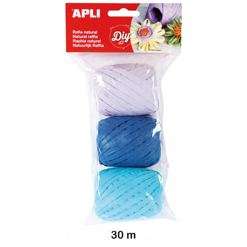 rafia natural candy 3u 30mts