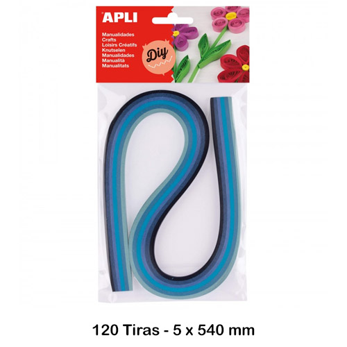 kit quilling surtido azul