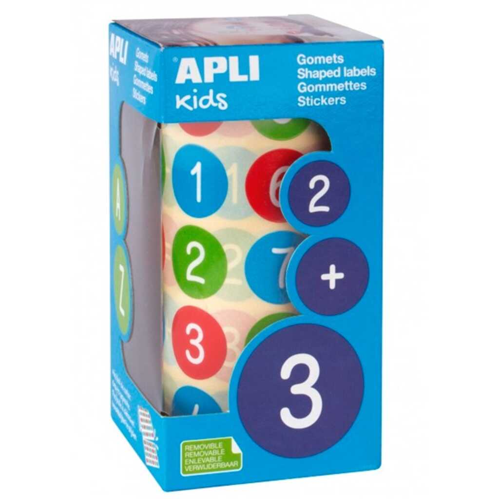 rollo 900 gomets numeros y simbolos