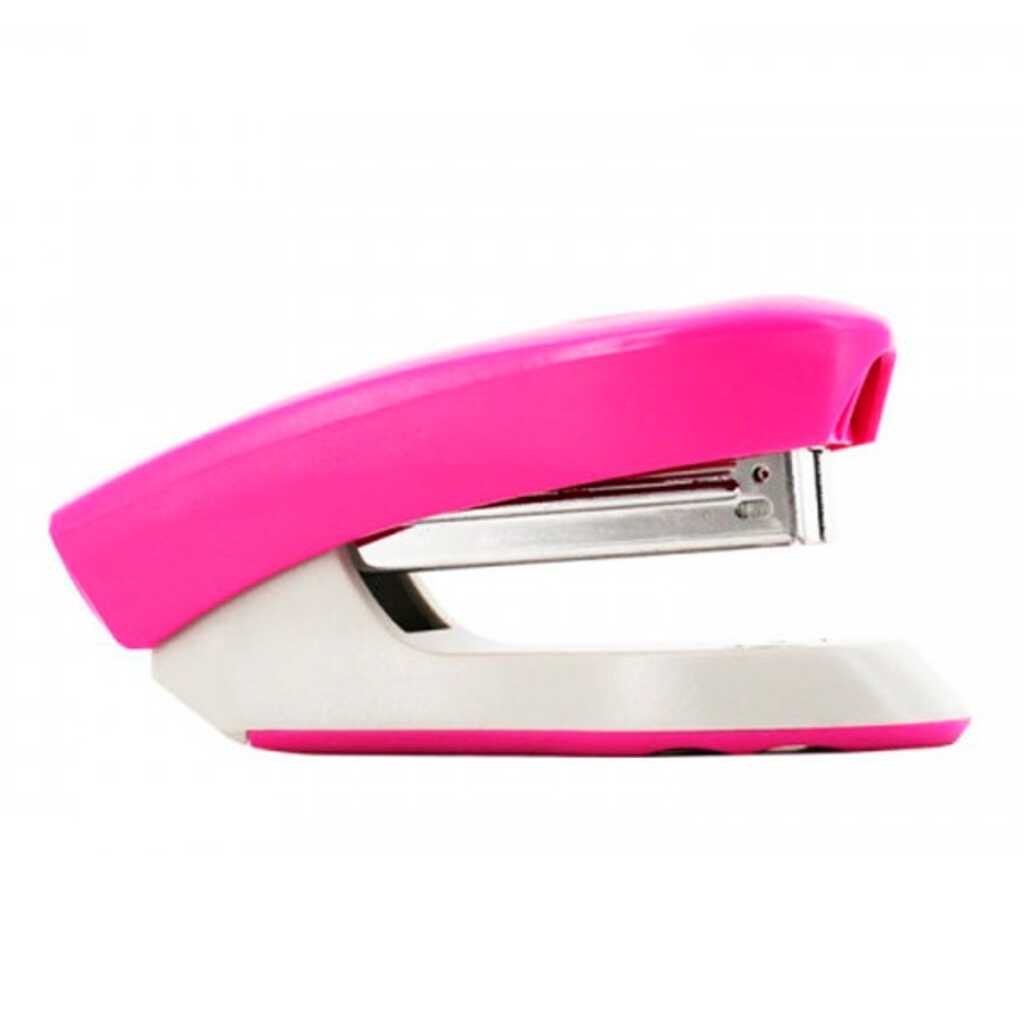 grapadora oficina rosa