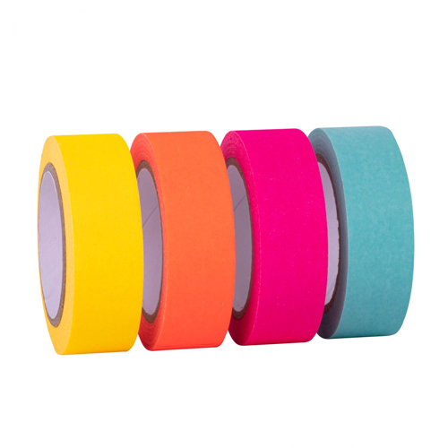 pack cinta adhesiva fluor 15mmx10m 4uds