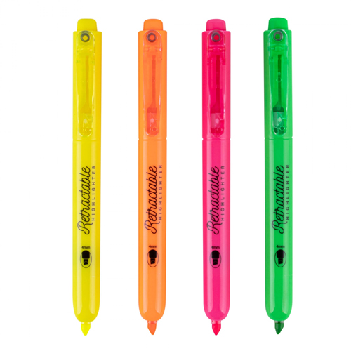 blister 4 marcadors fluores retractil