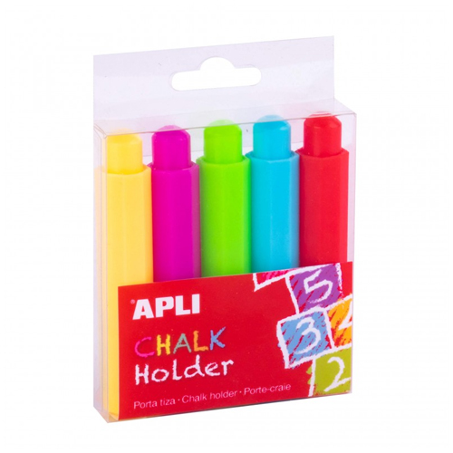 pack 5 portatizas 9mm colores vivos apli