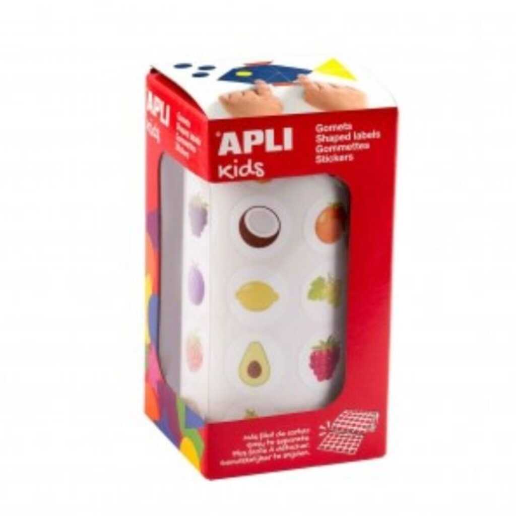 rollo gomets 20mm tematico frutas