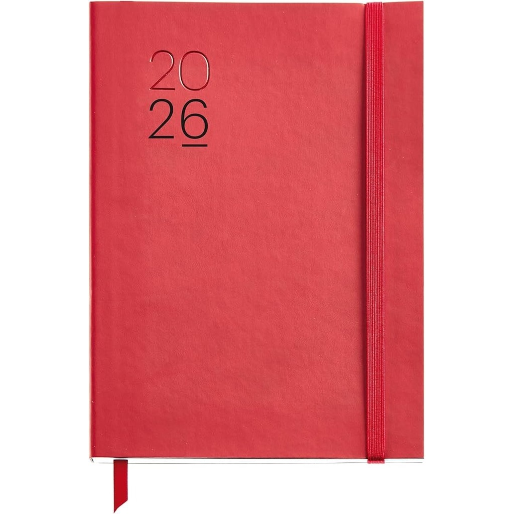 agenda plus s/vv luxor flex.rojo 2026