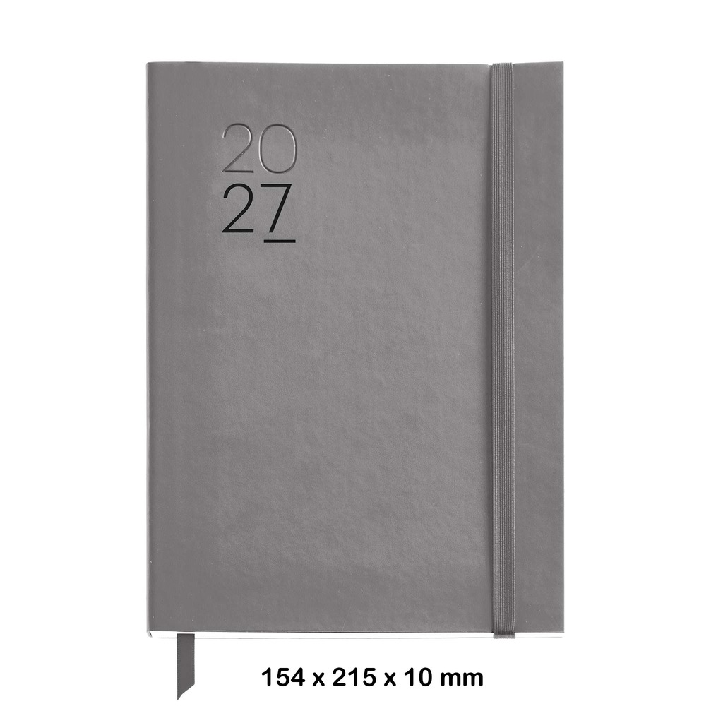 agenda plus s/vv luxor flex.gris 27
