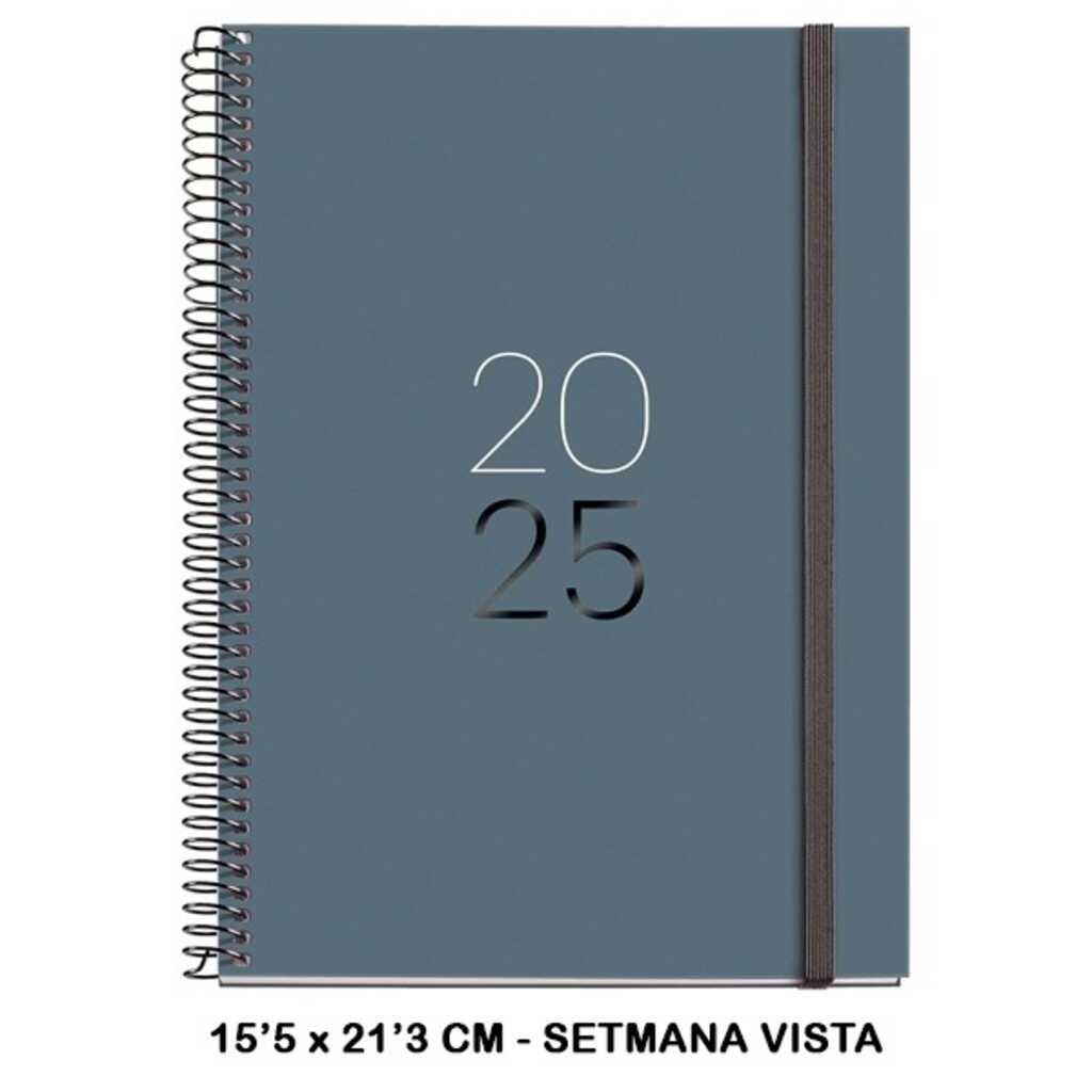 agenda espiral plus s/v calm grafitto 25