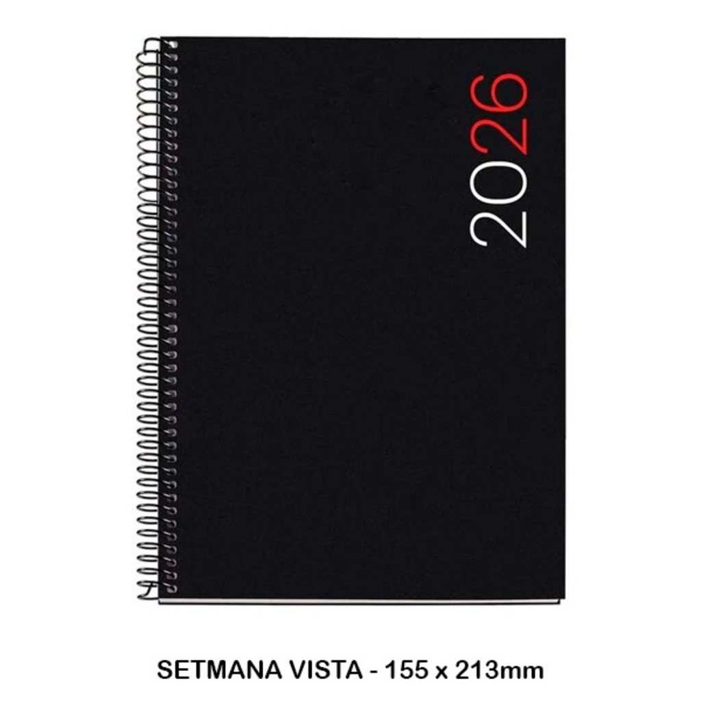 agenda espiral plus s/vv city negro 2026