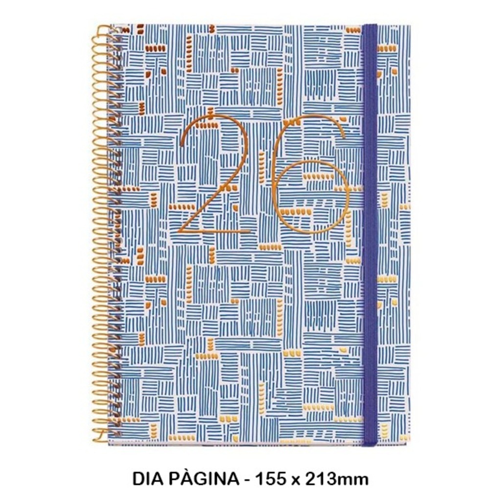 agenda espiral plus d/p trazos 2026