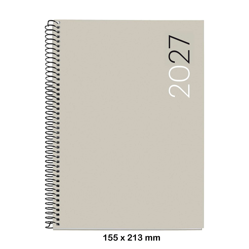 agenda esp.plus d/p pp city gris 27