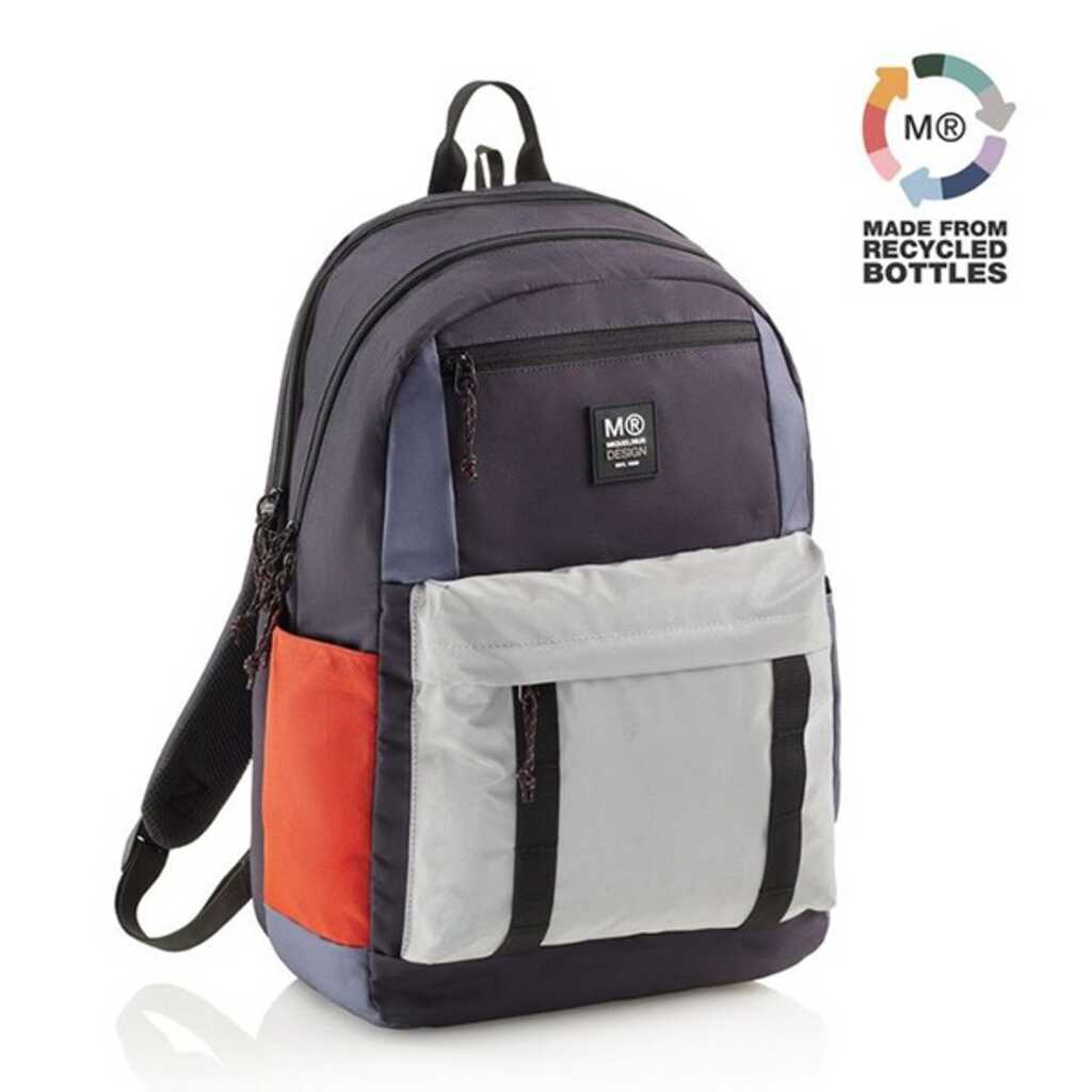 mochila triple amsterdam rec.rider blue