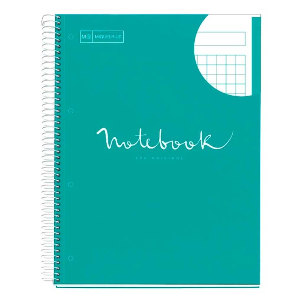 cuaderno notebook 80h 90g a4 emot.turque