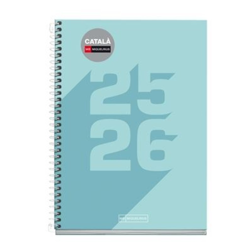 agenda esc.plus s/v cat basic azul 25/26