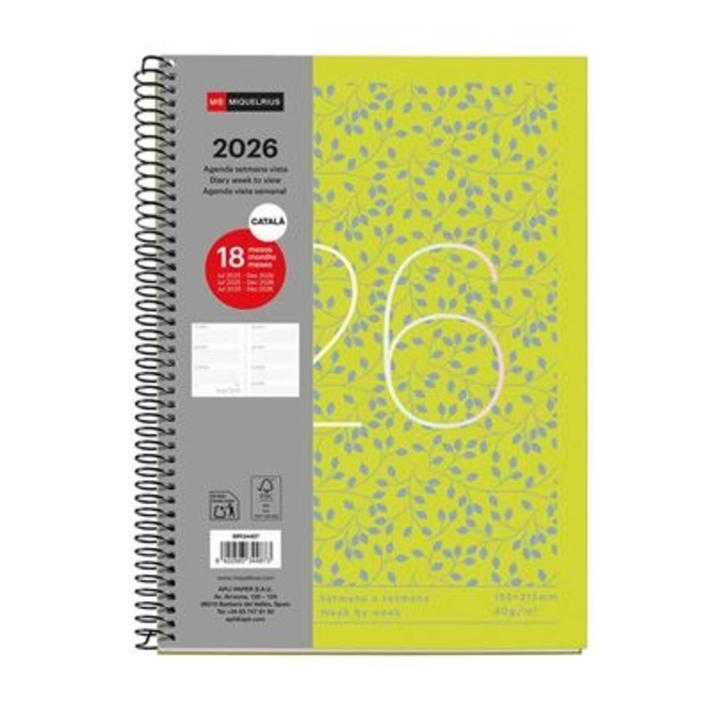 agenda 18m plus s/v-cat hojas 25/26