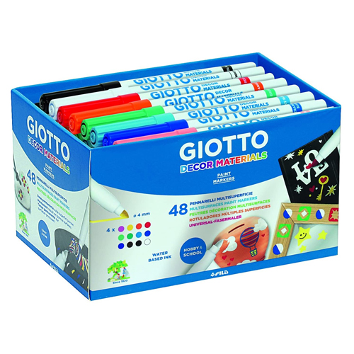 caixa 48 retoladors giotto decor