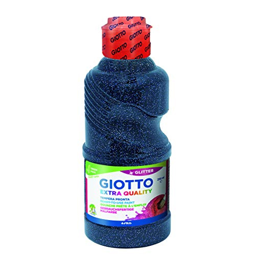 tempera purpurina 250ml azul fuerte