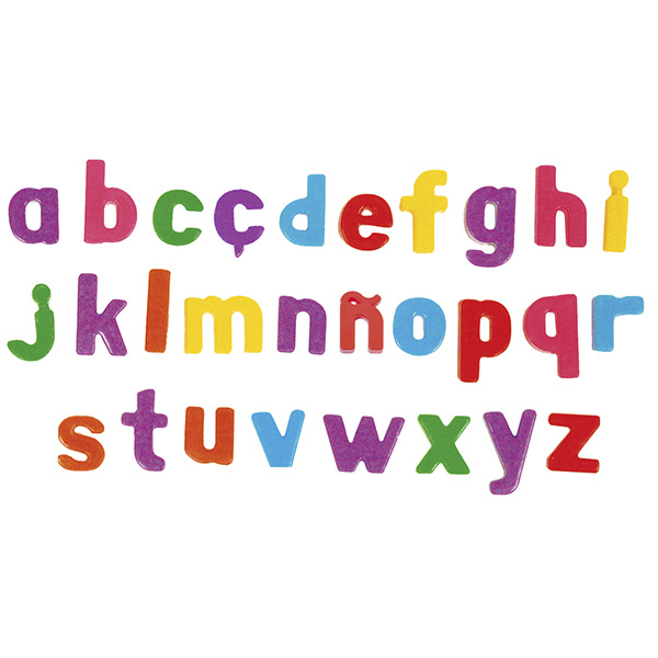 pack 154 lletres minuscules magnetiques