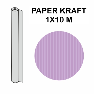 rollo kraft lila 1x10m 70gr