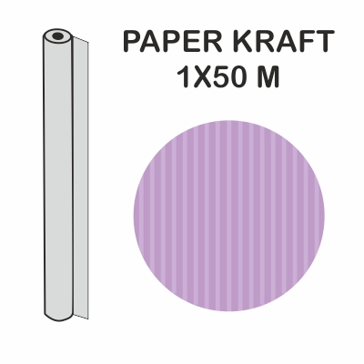 rollo kraft lila 1x50m 70gr