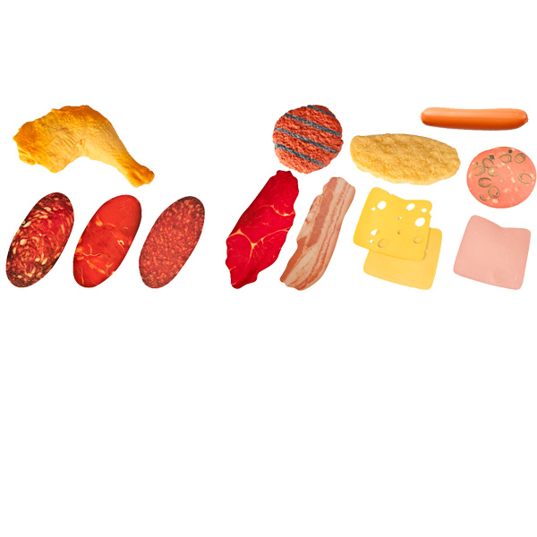 bolsa 16 piezas embutidos plastico