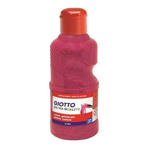 tempera purpurina 250ml magenta giotto