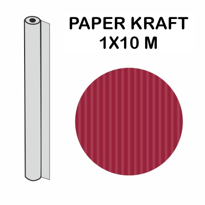rollo kraft granate 1x10m 70gr