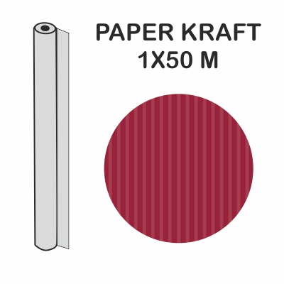 rollo kraft granate 1x50m 70gr