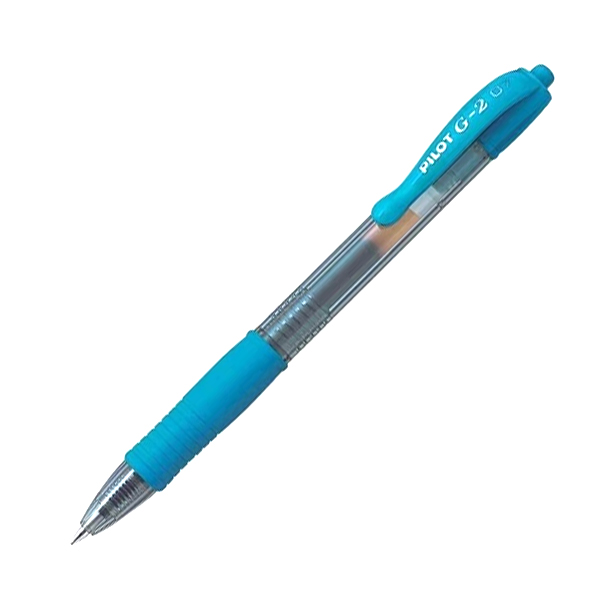 boligrafo pilot g2 0'7mm turquesa
