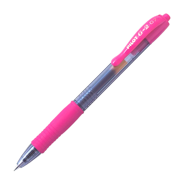 boligrafo pilot g2 0'7mm fucsia