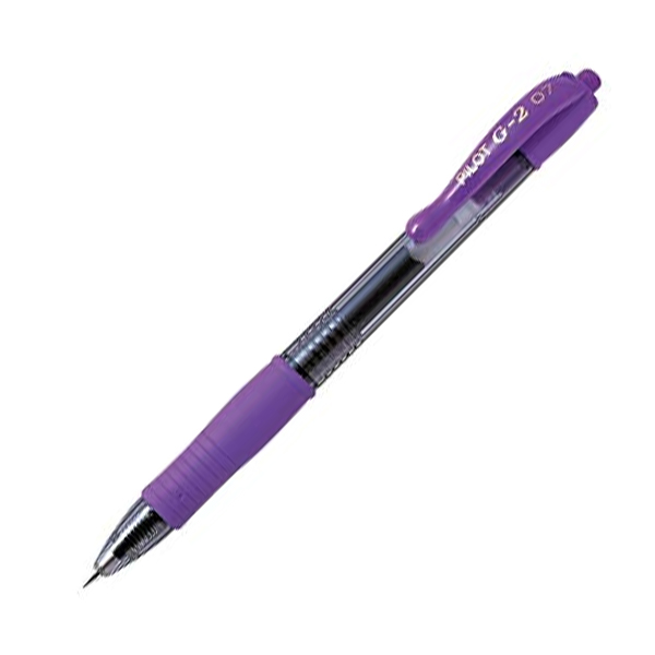 boligrafo pilot g2 0'7mm violeta