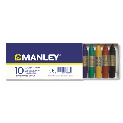 caja 10 ceras blandas colores variados