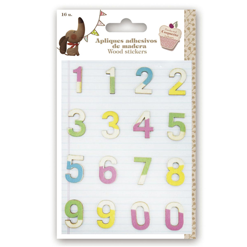 aplique adhesivo de madera