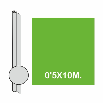 rotllo cel.lofana continu verd 0.5x10m