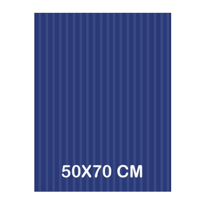 carton ondulado azul fuerte 50x70cm