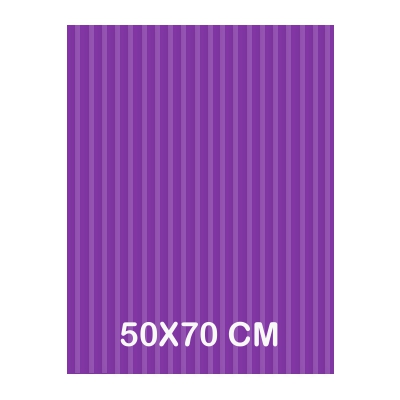 carton ondulado lila 50x70cm