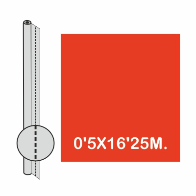 rotllo cel.lofana trepanat vermell 25ful