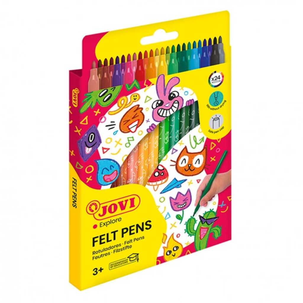 caja 24 rotuladores jovi p/media c/vario