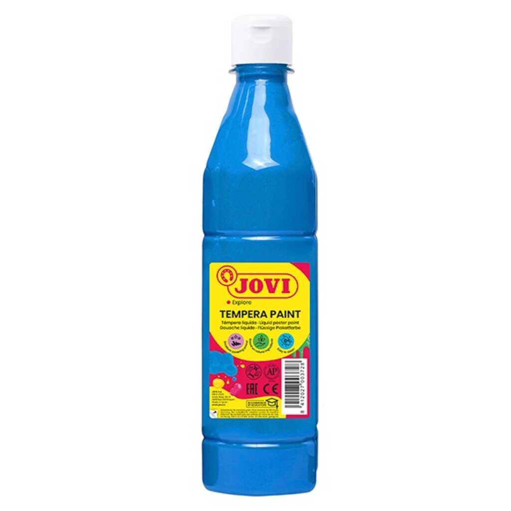 tempera liquida azul cyan 1 litro jovi