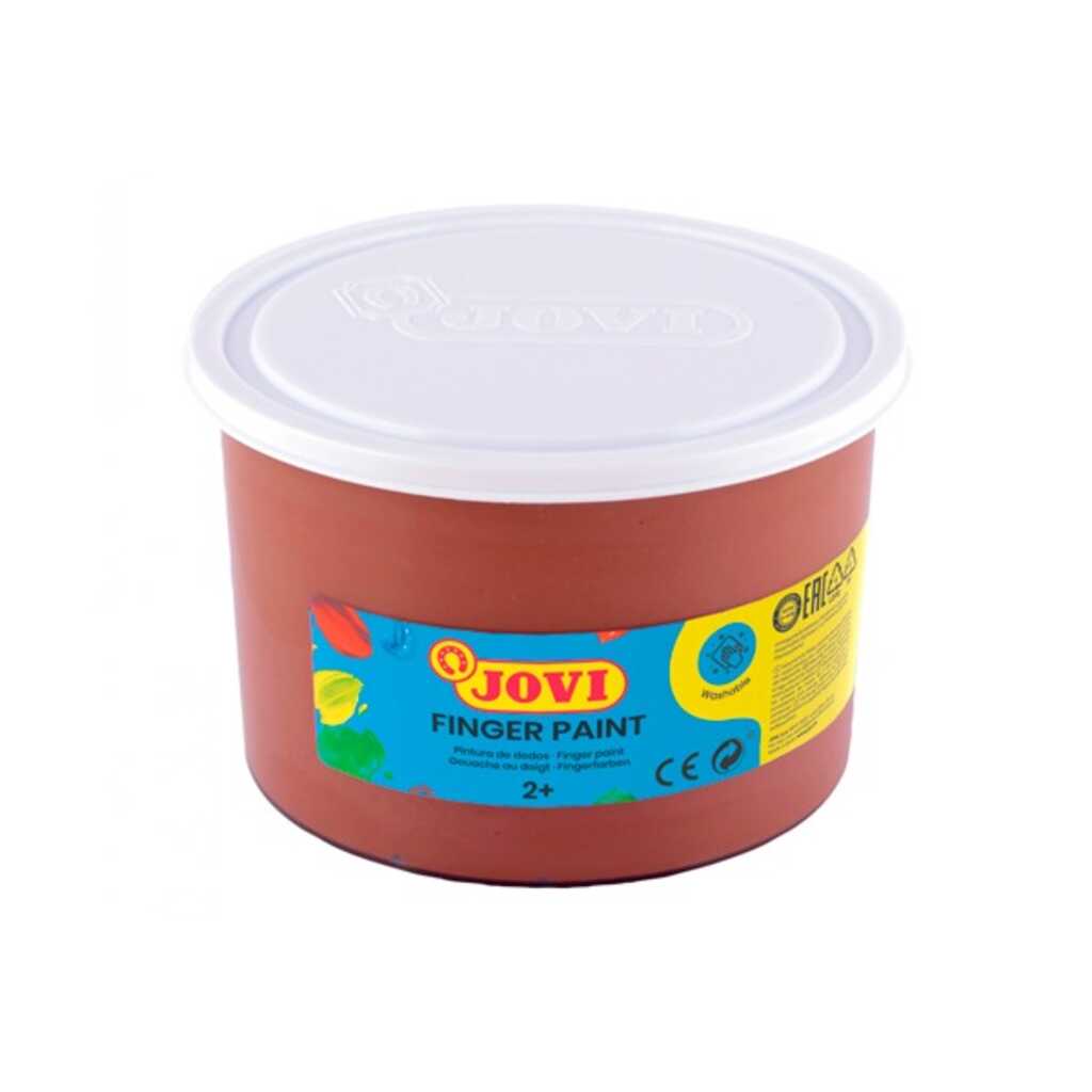 pintura de dedos marron 500ml