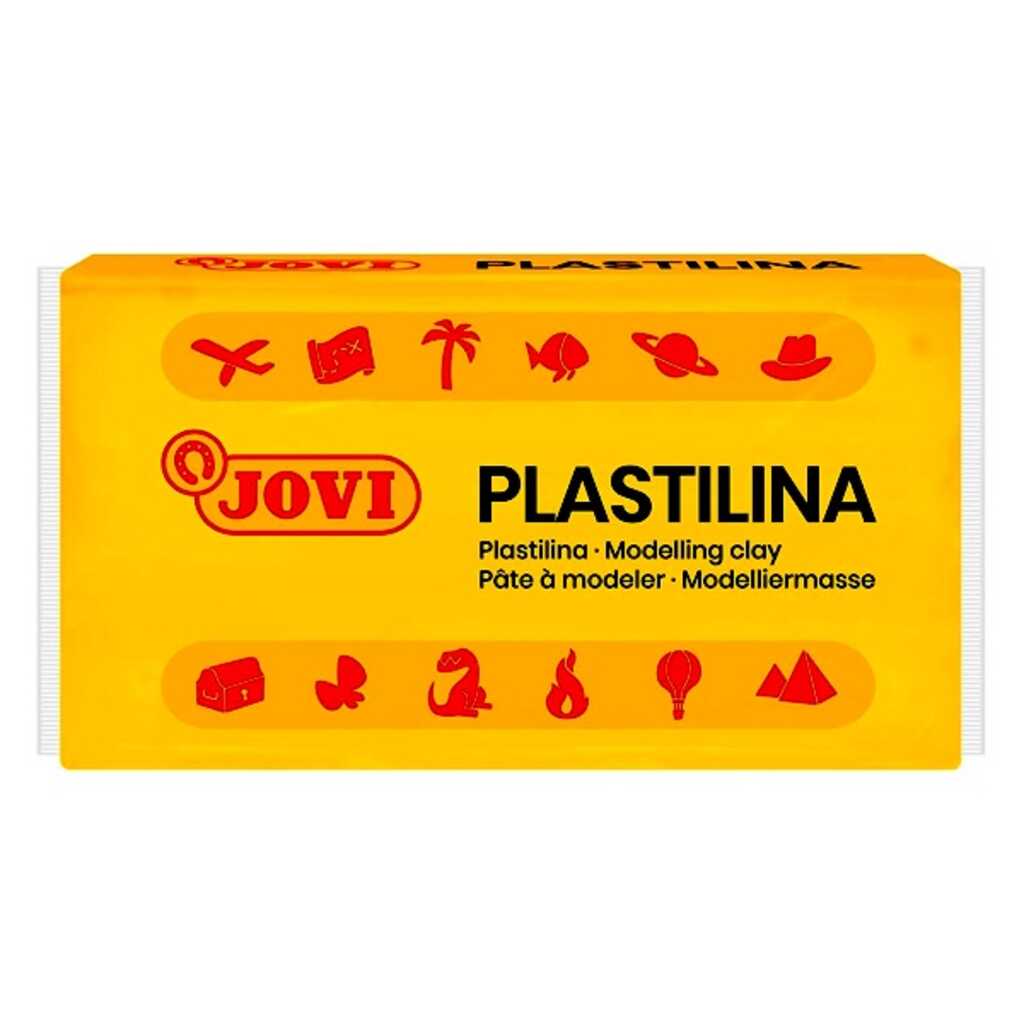 plastilina mediana amarillo fuerte 150gr